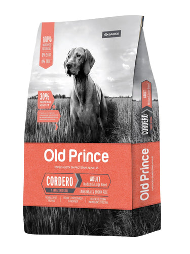 Old Prince Cordero Perro Adulto Raza Mediana/Grande 15kg